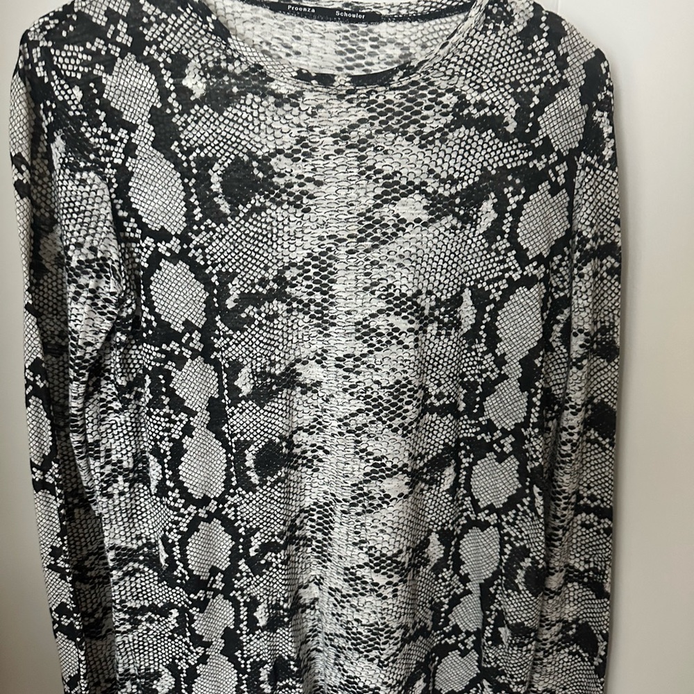 Proenza Schuler thin snake skin print top!